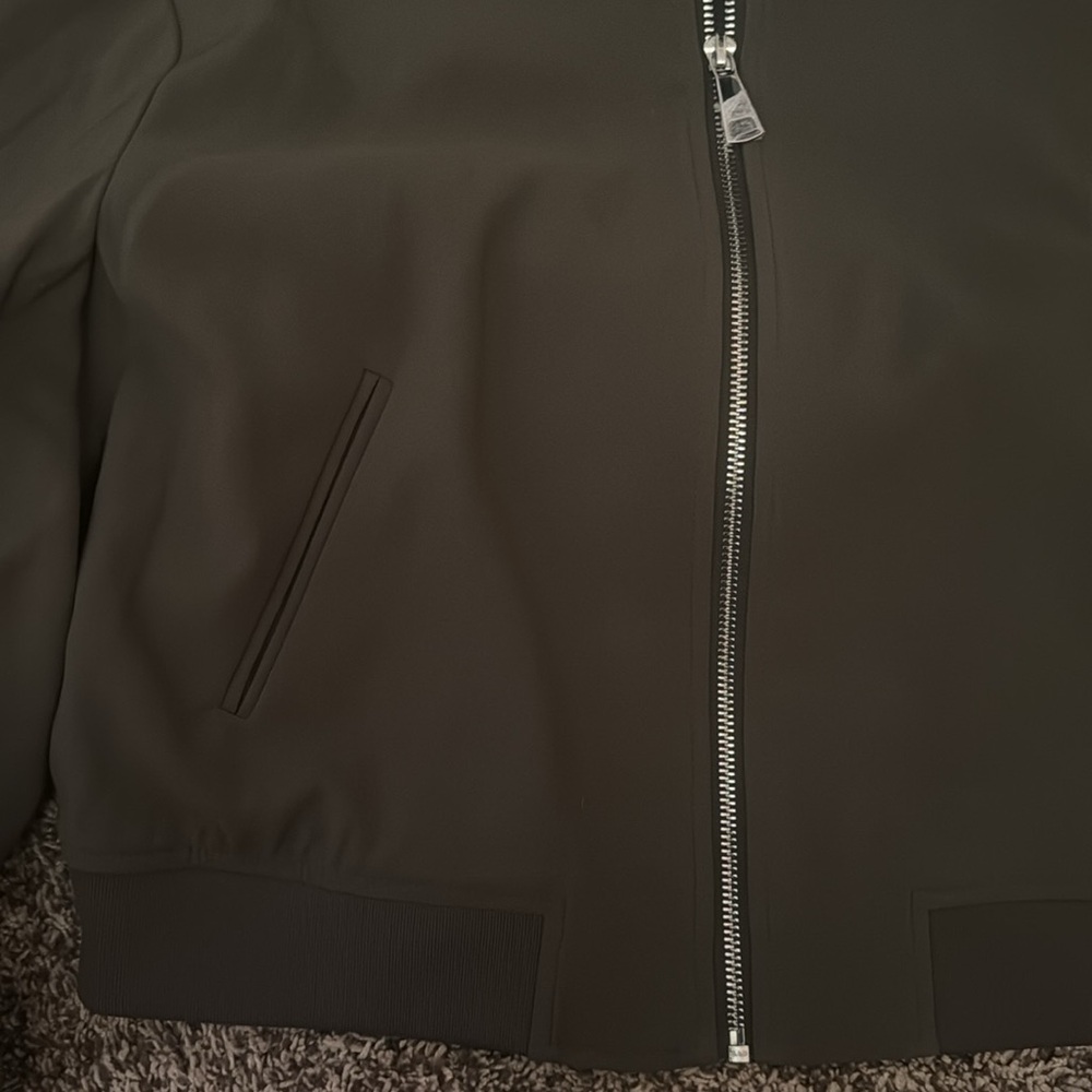 Express Cropped Bomber Jacket - image 3